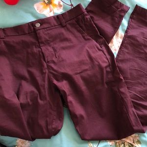 Men’s Lululemon commission Pant (30) Plum